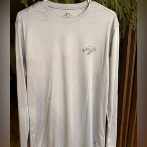 Men's Gray Long Sleeve Shirt